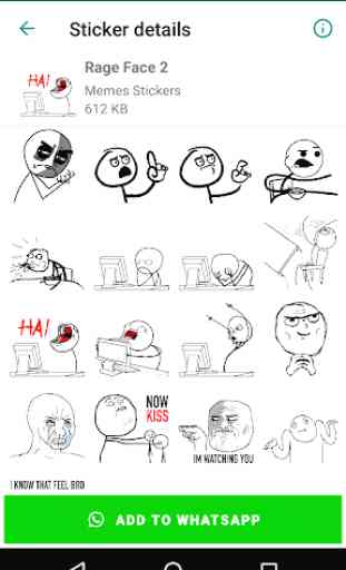 Troll Face Memes Stickers pack for WhatsApp 4