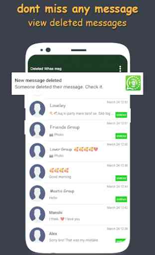 View Deleted Messages & Status saver 4