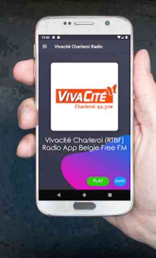 Vivacité Charleroi (RTBF) Radio App Belgie Free FM 1