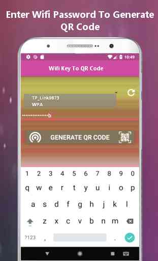 Wifi Key To QR Code Generator & Scanner 4