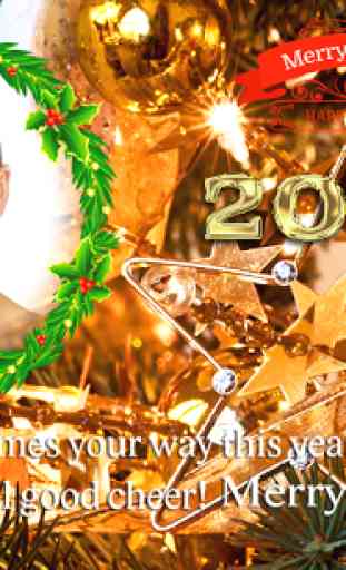 2020 Christmas New Year Greetings Photo Frames 2