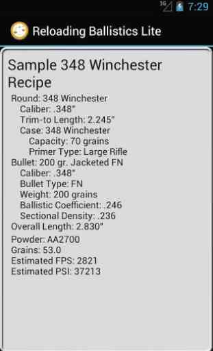 348 Winchester Ballistics Data 2