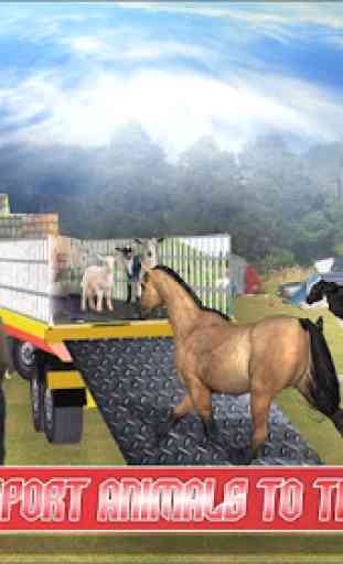 Animal rescue zoo transport truck 3d 1