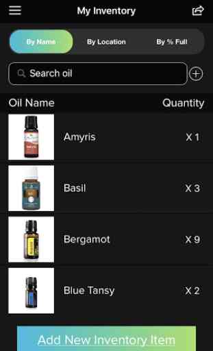 Aromascense: EO Inventory and Recipe Manager 1