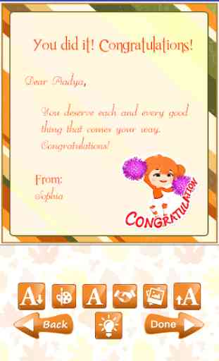 Congratulations Greeting Maker 2