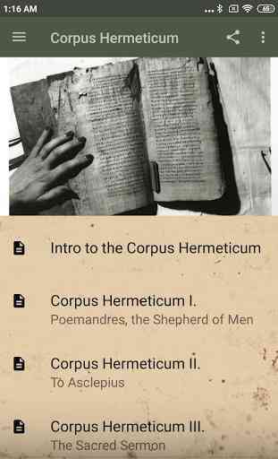 CORPUS HERMETICUM 1