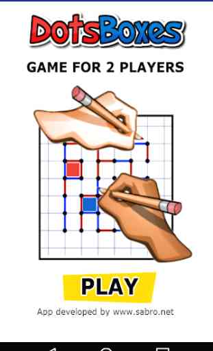 DotsBoxes Dots and Boxes Game for 2 Players 1