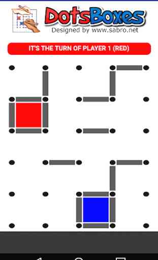 DotsBoxes Dots and Boxes Game for 2 Players 2
