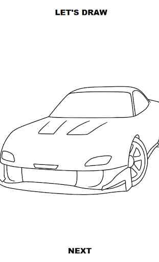 Draw Cars: Sport 4