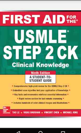 First Aid for the USMLE Step 2 CK, Ninth Edition 1