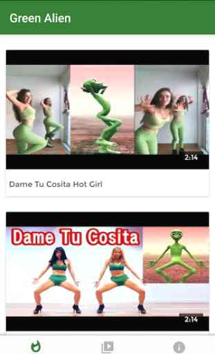 Green Alien Dance(Dame tu Cosita) 1