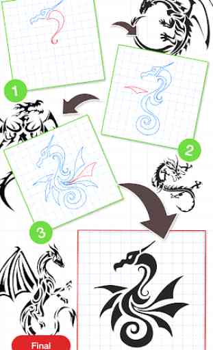 How To Draw Dragon 2