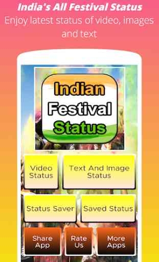 Indian Festival Status - Video,Text & Images 1