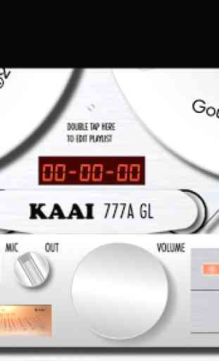 KAAI 777A GL perk folder track player vintage reel 1