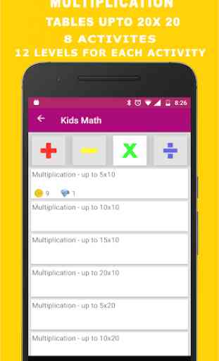 Kids Math: Multiply, Divide, Add, Subtract fun way 4
