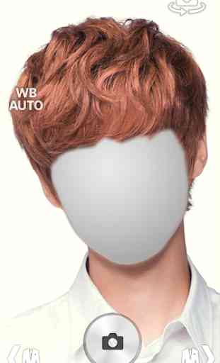 Korean Kpop Men Hairstyle Camera Photo Montage 1