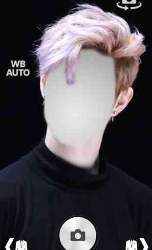 Korean Kpop Men Hairstyle Camera Photo Montage 2