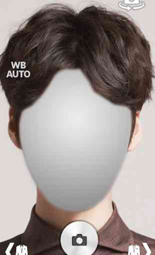 Korean Kpop Men Hairstyle Camera Photo Montage 3