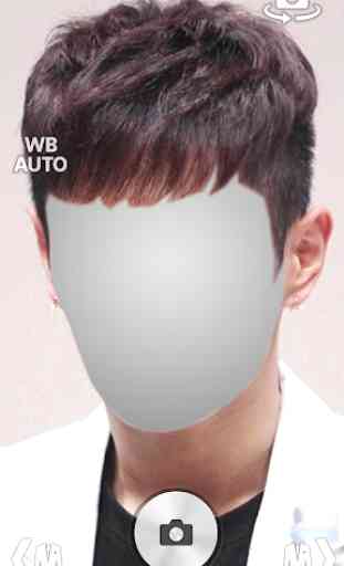 Korean Kpop Men Hairstyle Camera Photo Montage 4