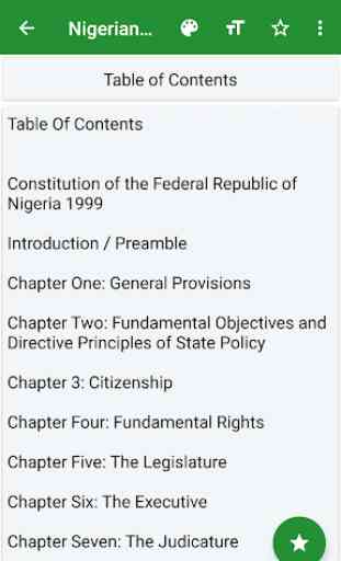 Latest Nigerian Constitution 2