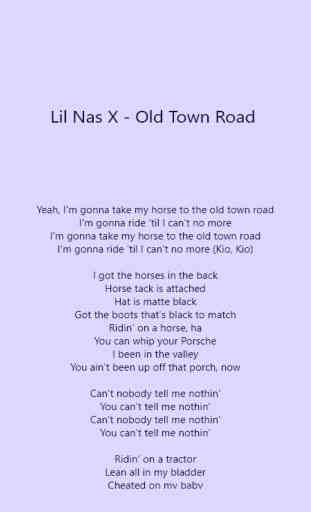 Lil Nas X - Old Town Road Lyrics 2