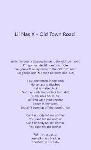 Lil Nas X - Old Town Road Lyrics 3