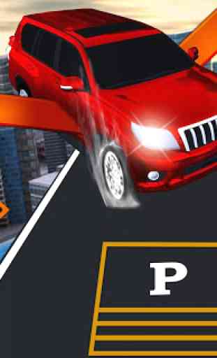 Offroad Prado Parking Car Simulator - Flying Prado 2