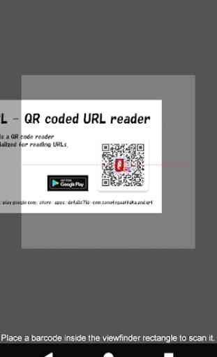 QRL - QR coded URL reader 1