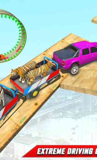 Ramp Car Driving Simulator: Animal Transport Games 1