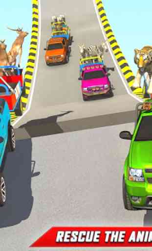 Ramp Car Driving Simulator: Animal Transport Games 2