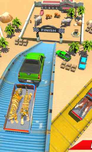 Ramp Car Driving Simulator: Animal Transport Games 3