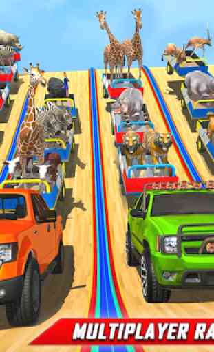 Ramp Car Driving Simulator: Animal Transport Games 4