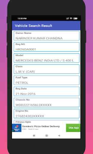 RTO Vehicle Information Registration India 2