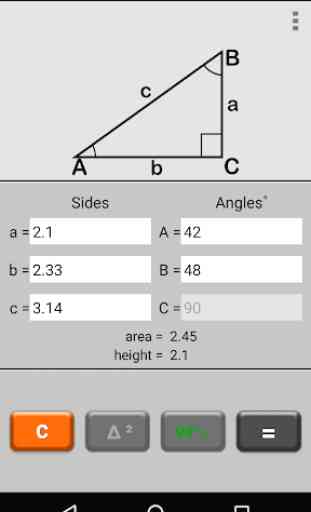 Triangle Calculator Pro 2