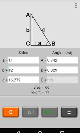Triangle Calculator Pro 3