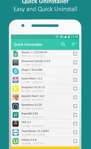 Uninstaller - uninstall apps 1