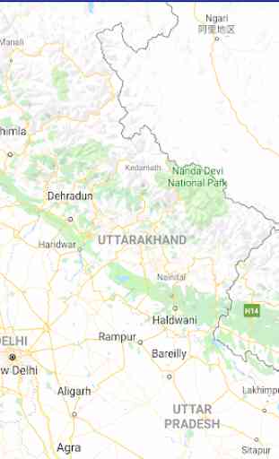 Uttarakhand Map 1