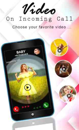 Video Ringtone for Incoming Call with Full Screen 2