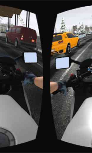 VR Bike real world racing - VR Highway moto racing 4
