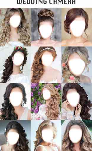 Wedding Camera: Hairstyles & Photo Montage Maker 2