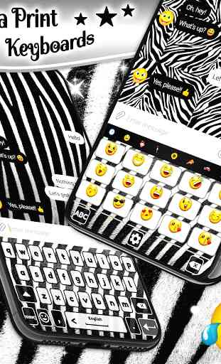 Zebra Print Keyboard FREE 1