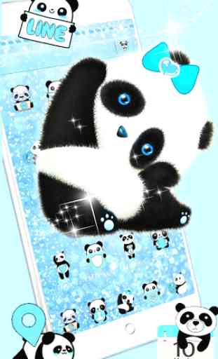 Blue Panda Cute Theme 1