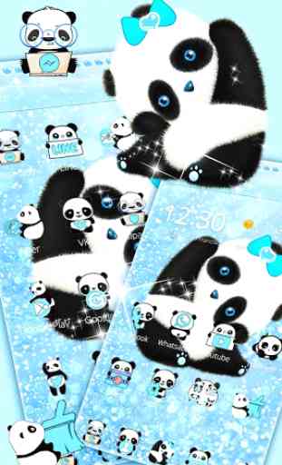Blue Panda Cute Theme 2