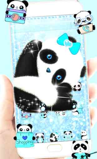 Blue Panda Cute Theme 3