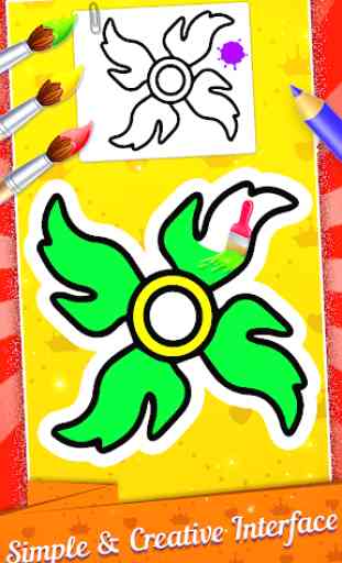 Fidget Spinner Coloring Book & Drawing Game 3