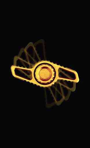 Golden Fidget Spinner 2