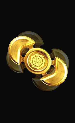 Golden Fidget Spinner 3