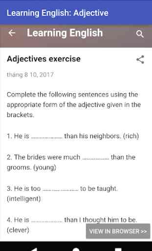 Learning English: Adjective 2