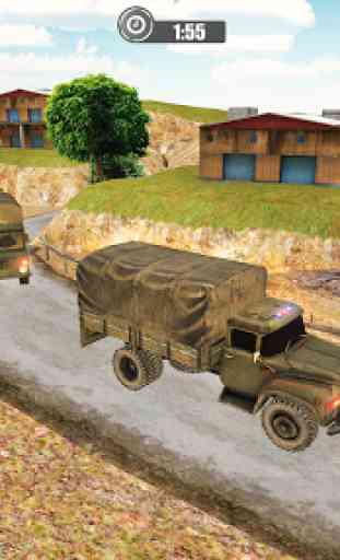 Offroad Army Cargo Truck Hill Drive 1