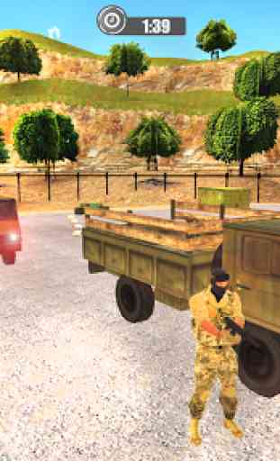 Offroad Army Cargo Truck Hill Drive 2